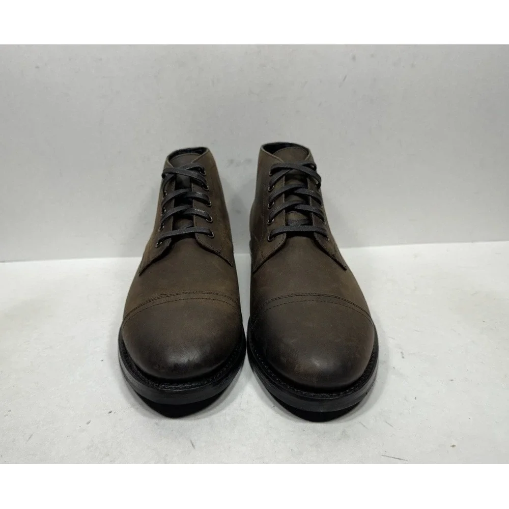 Thursday Boot Co. The Cadet Cap Toe Leather Boots Tobacco Men's Size 8.5
